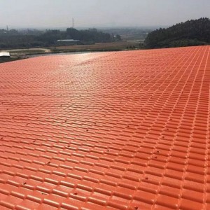 ASA Syntetická pryskyřičná střecha Plechová střecha různých barev pro snadnou instalaci